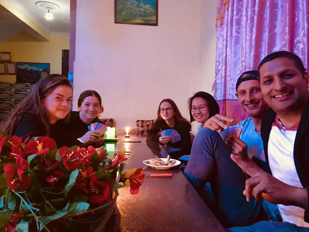 Aroma Tourist Hostel Pokhara Ngoại thất bức ảnh